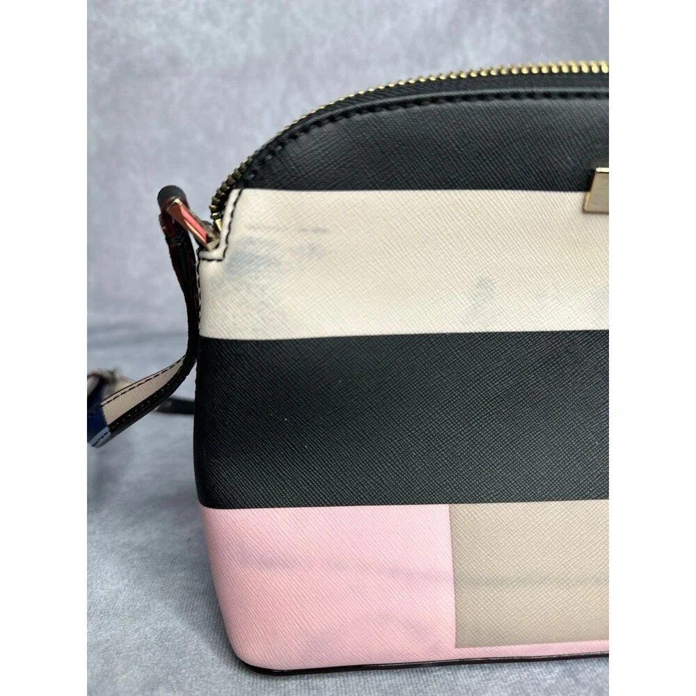 Kate Spade colorblock multi color Crossbody sling purse *has flaws